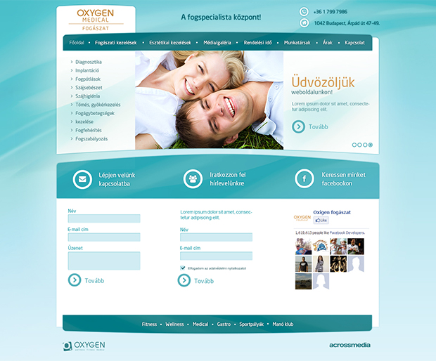 Oxygen Medical webdesign